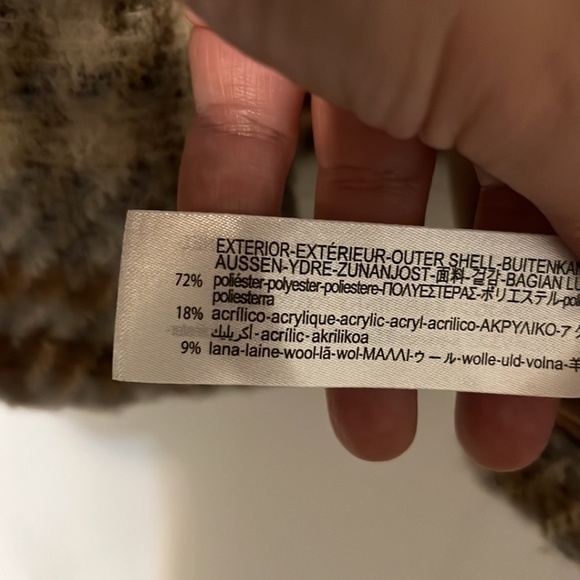 Zara Striped Fall/Winter/Spring Coat - Picture 4 of 5